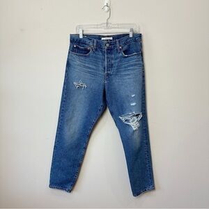 Levi’s Wedgie Jeans Distressed Buttonfly